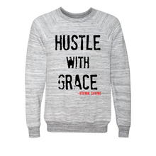 Load image into Gallery viewer, Hustle With Grace Premium Limited Edition Unisex Raglan Sweatshirt