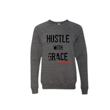 Load image into Gallery viewer, Hustle With Grace Premium Limited Edition Unisex Raglan Sweatshirt