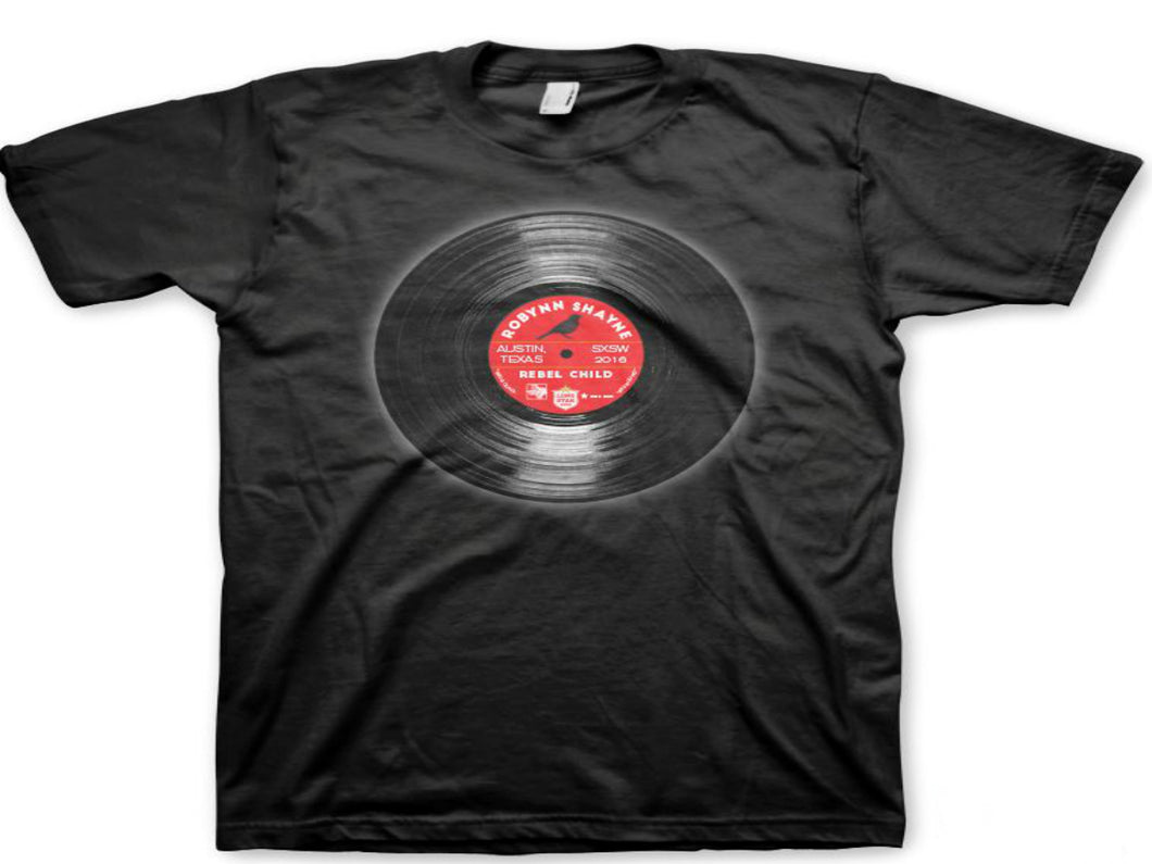 Robynn Shayne Unisex Vinyl Record T-Shirt